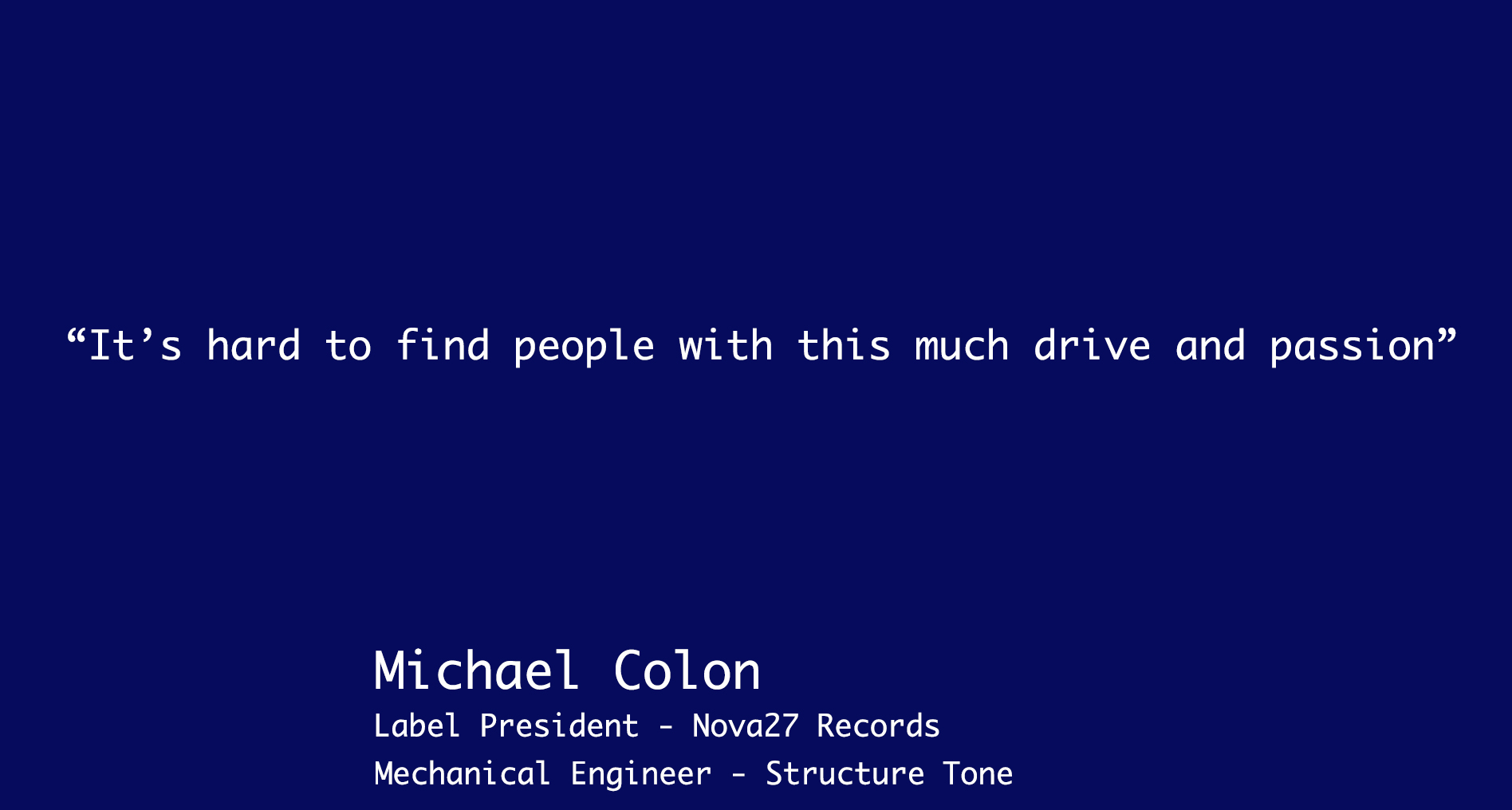 Michael Colon Quote